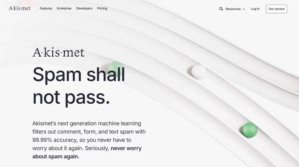 akismet for wordpress
