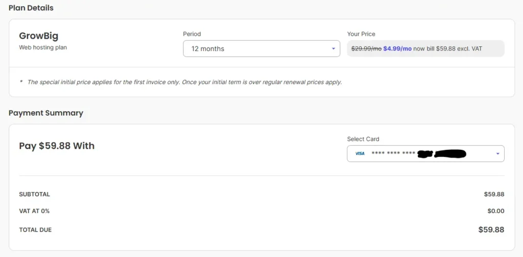 pay for siteground